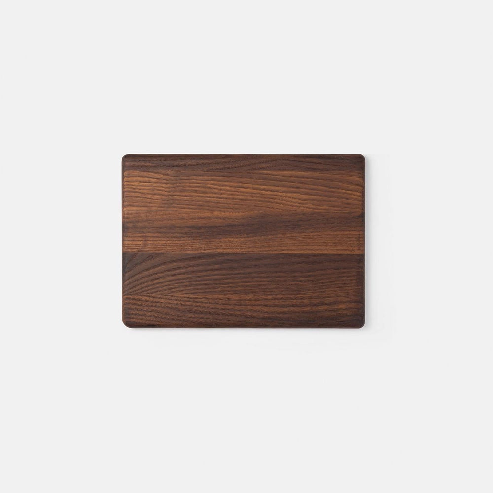 Planche à découper en frêne thermotraité 25×18 cm vue de dessus